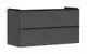 Hansgrohe-HG-Xelu-Q-Waschtischunterschrank-Diamantgrau-Matt-1180-475-mit-2-Schubkaesten-fuer-Waschtisch-Mattschwarz-54036670 gallery number 1